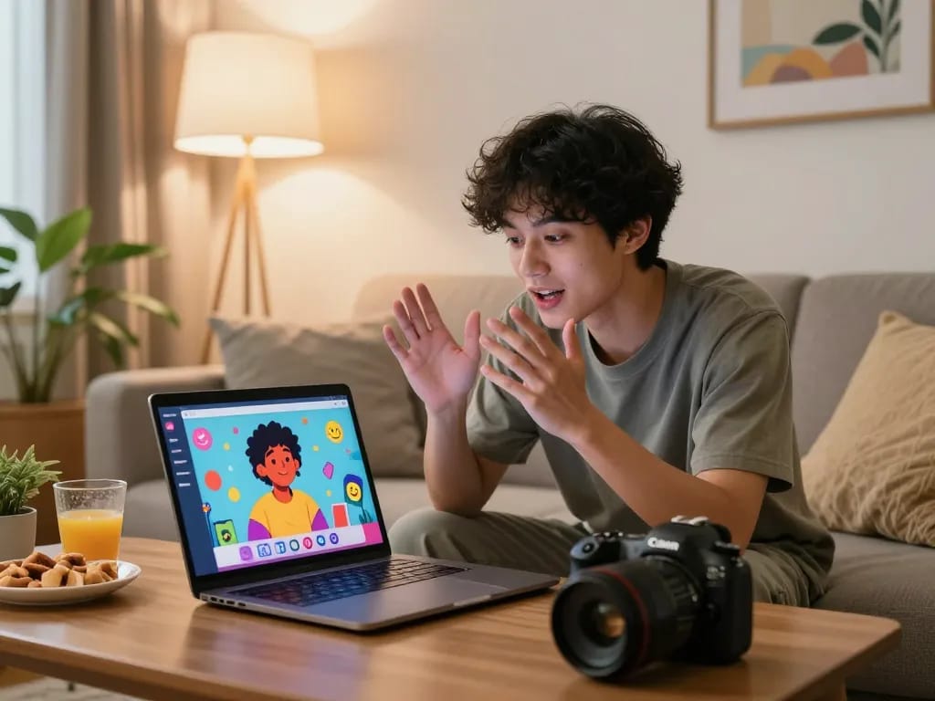Interactive character ai nsfw chat with vibrant visuals and cozy atmosphere.