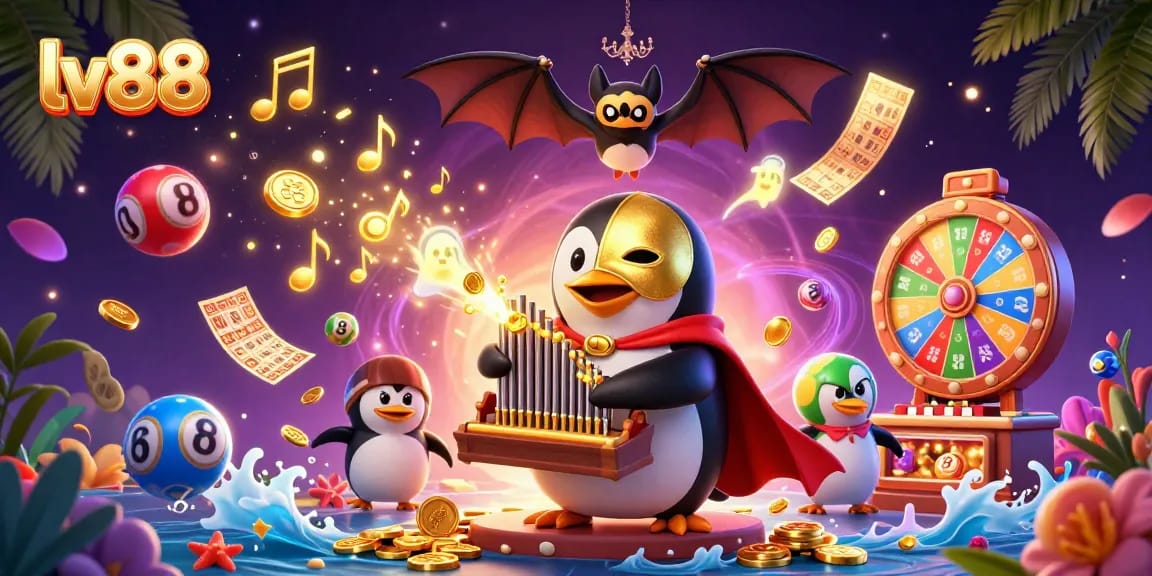 Experience winning at lv88 with dynamic gameplay featuring colorful lottery elements and a vibrant casino atmosphere.